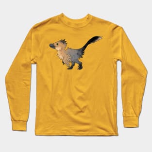 Cute Velociraptor Long Sleeve T-Shirt